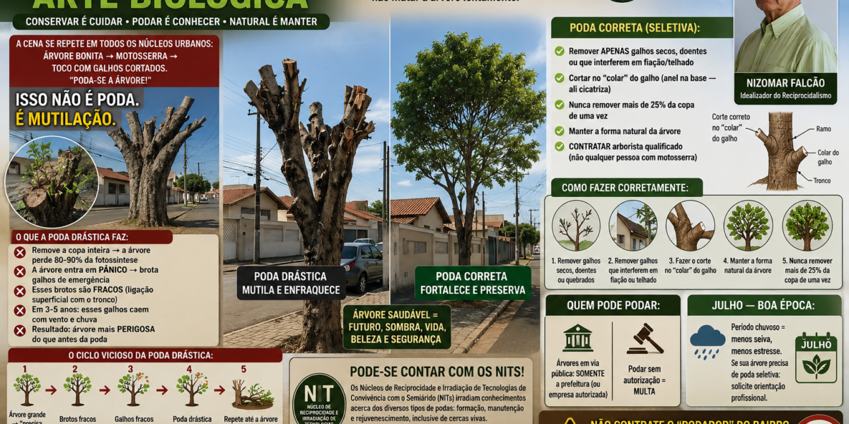 Poda de Árvores – Arte Biológica
