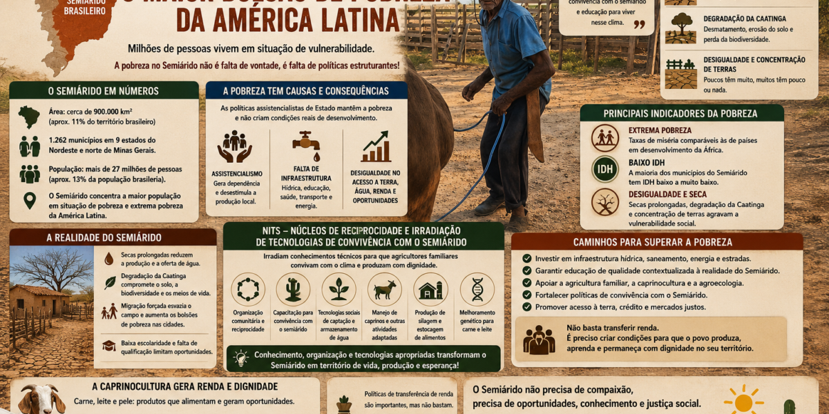 Semiárido Brasileiro – Maior Bolsão de Miséria da América Latina