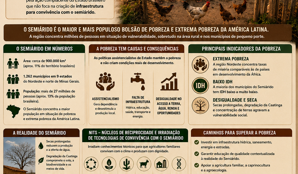 Semiárido Brasileiro – Maior Bolsão de Pobreza da América Latina