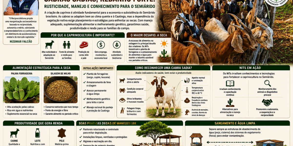Caprinos – Cabras Sadias, Rebanho Forte!