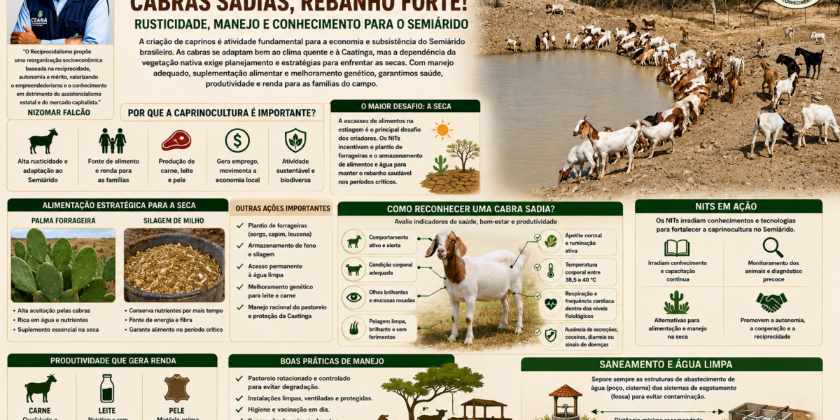 Caprinos – Cabras Sadias, Rebanho Forte