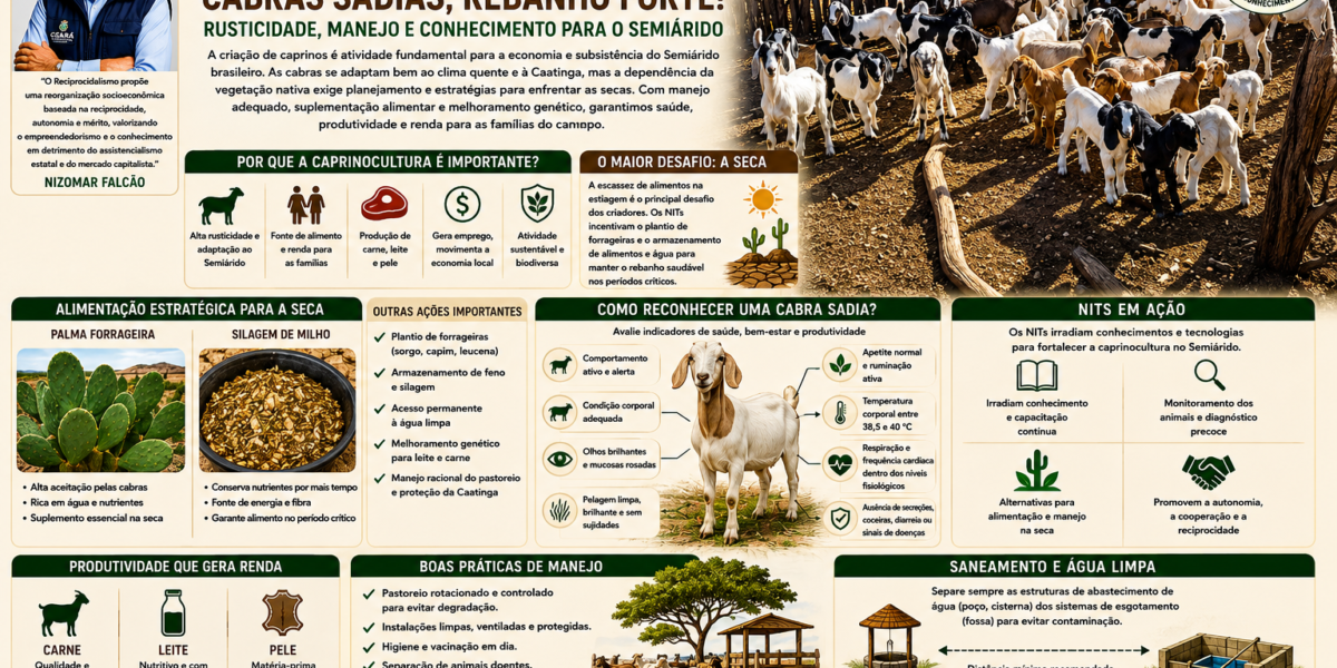 Caprinos – Cabras Sadias, Rebanho Forte!