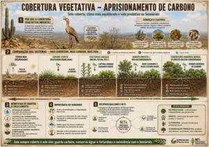 Cobertura Vegetativa – Aprisionamento de Carbono