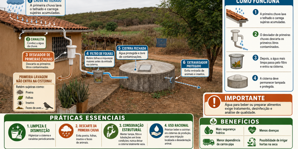 Enchimento da Cisterna – Manejo Adequado