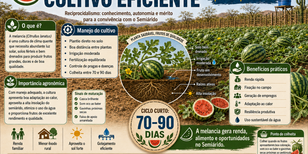 Melancia – Cultivo Eficiente