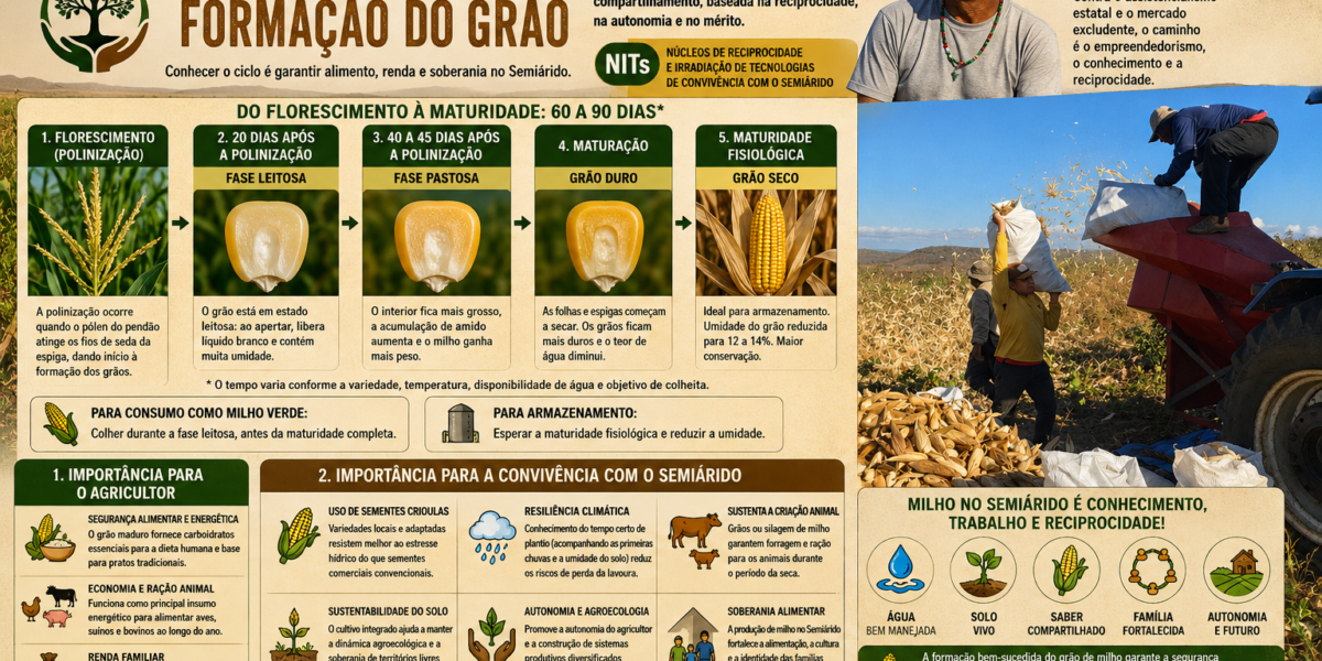 Milho – Formação do Grão