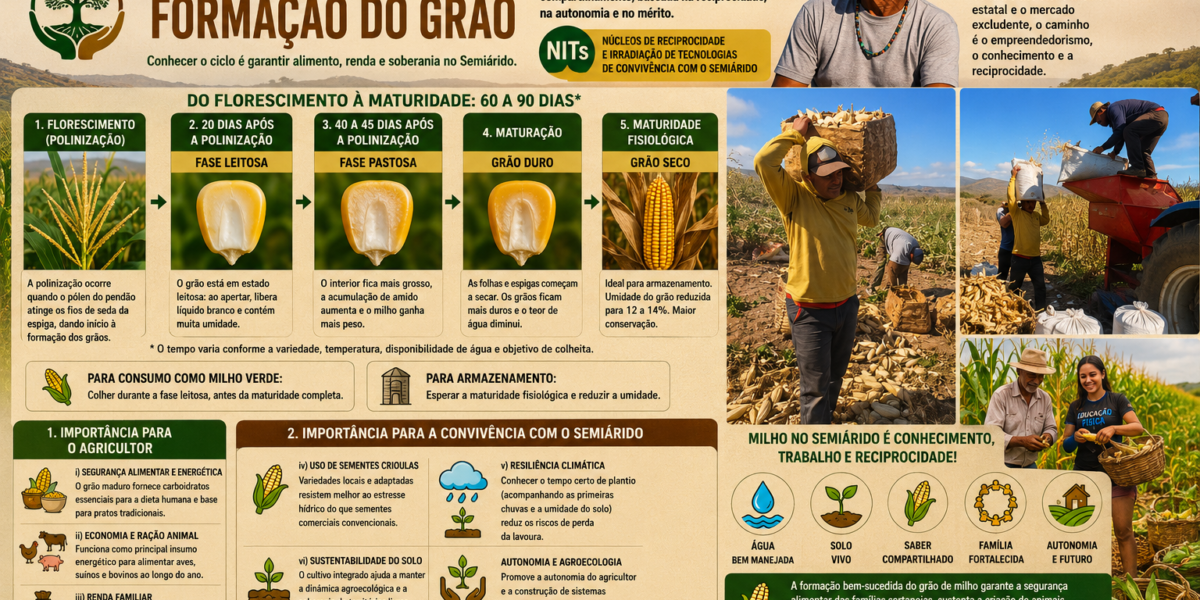 Milho – Formação do Grão