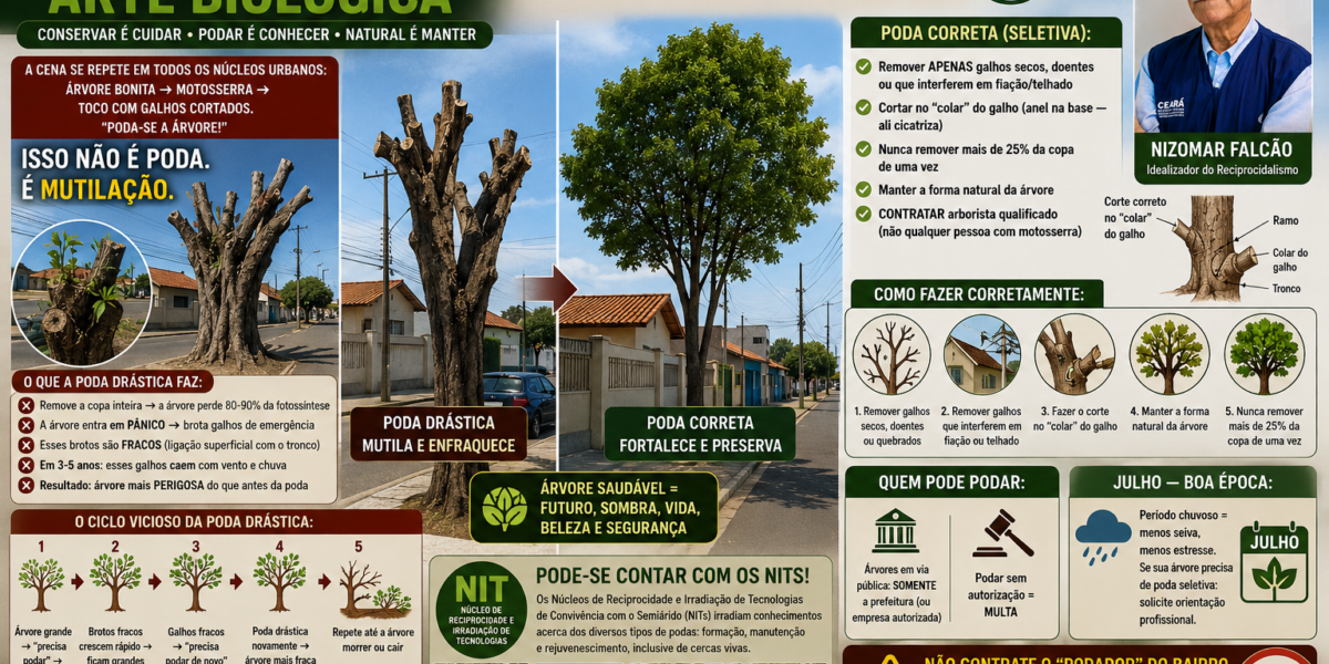 Poda de Árvores – Arte Biológica