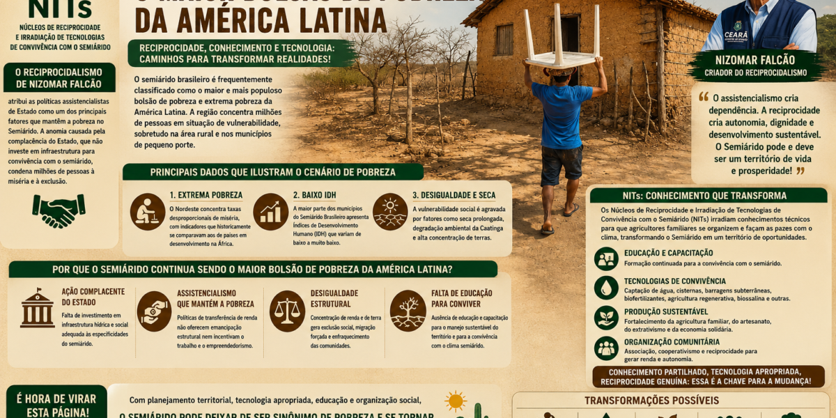 Semiárido Brasileiro – Maior Bolsão de Pobreza da América Latina