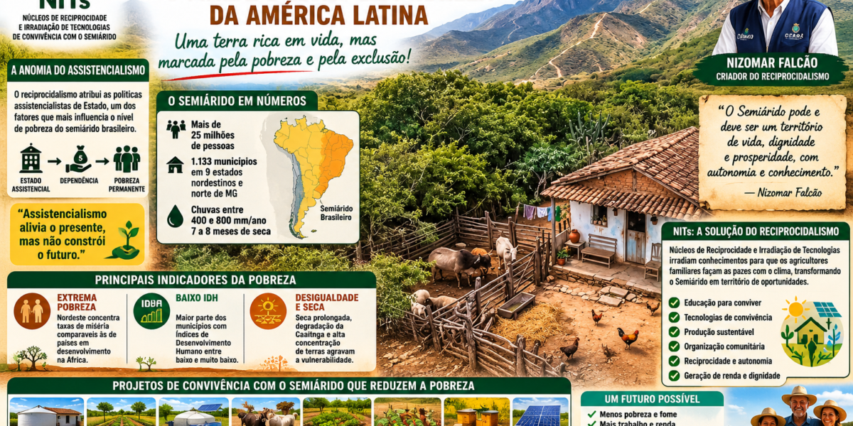 Semiárido Brasileiro – Maior Bolsão de Pobreza  da América Latina