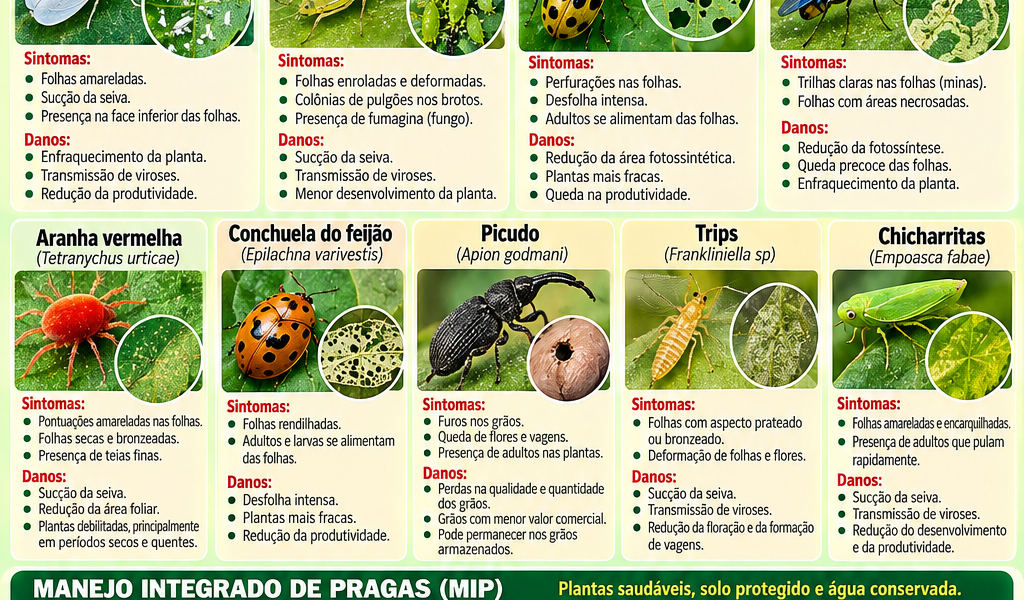 Agricultura – Pragas do Feijão