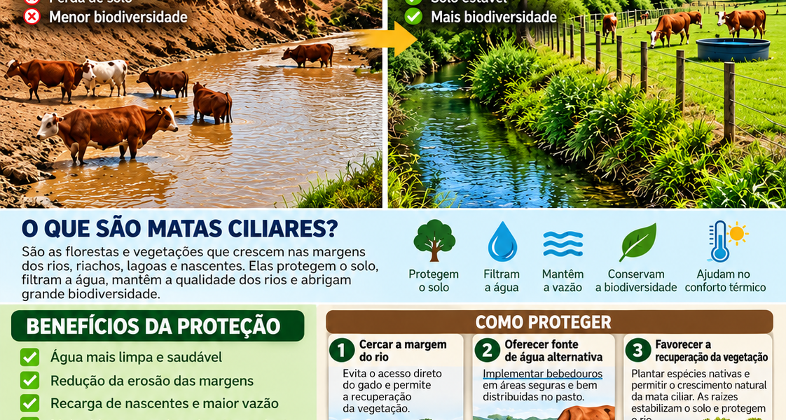 Água – Proteção das Matas Ciliares