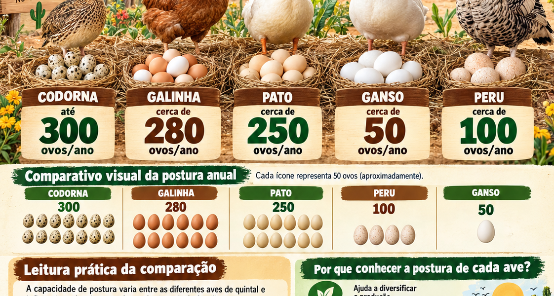 Aves Poedeiras – Quantos Ovos?