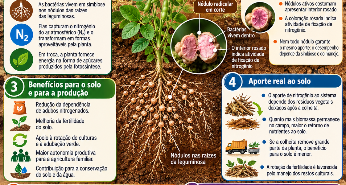 Bactérias – Fixação de Nitrogênio