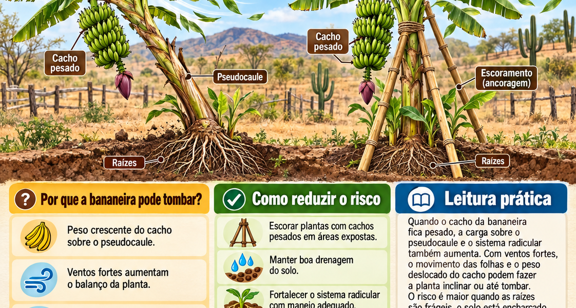 Bananeira – Manejo dos Cachos