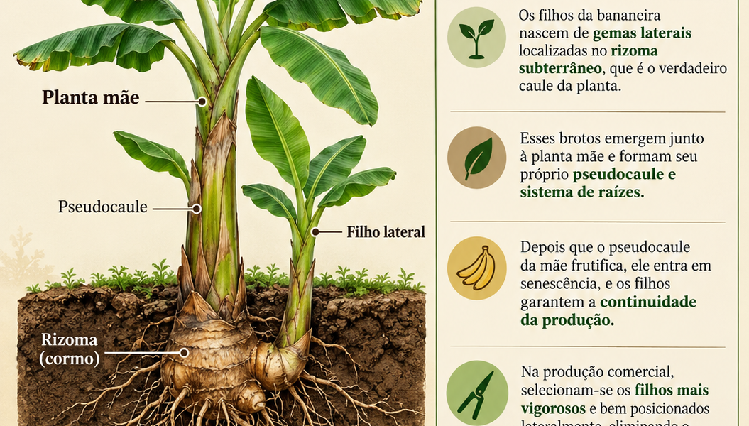 Bananeira – Rizoma, A Mãe dos Filhos
