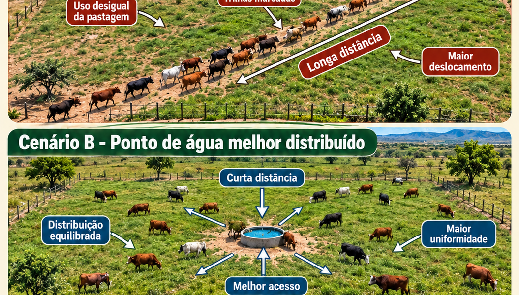 Bovinocultura – Instalação dos Bebedouros