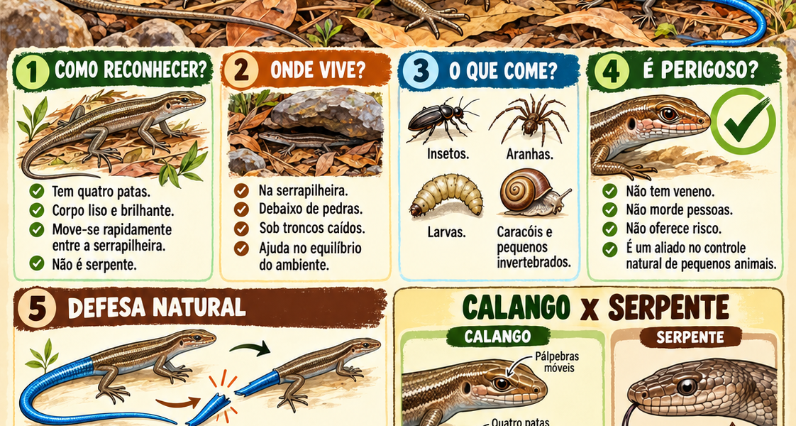 Calangos – Antes de Matar, Observe: Não é serpente
