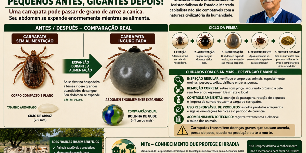 Carrapatos – Pequenos Antes, Gigantes Depois