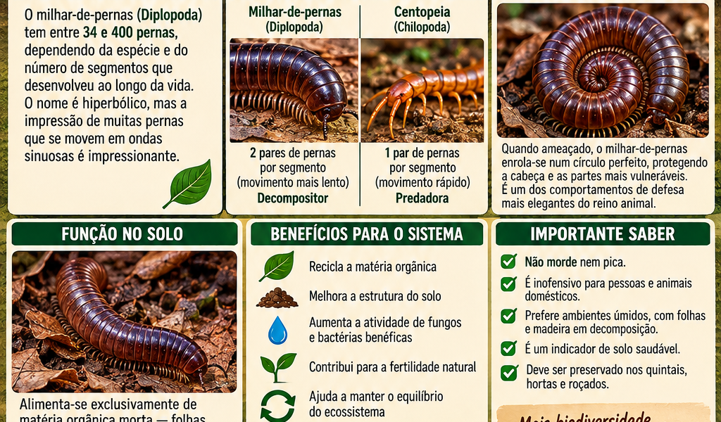 Centopeias – Os Decompositores do Solo