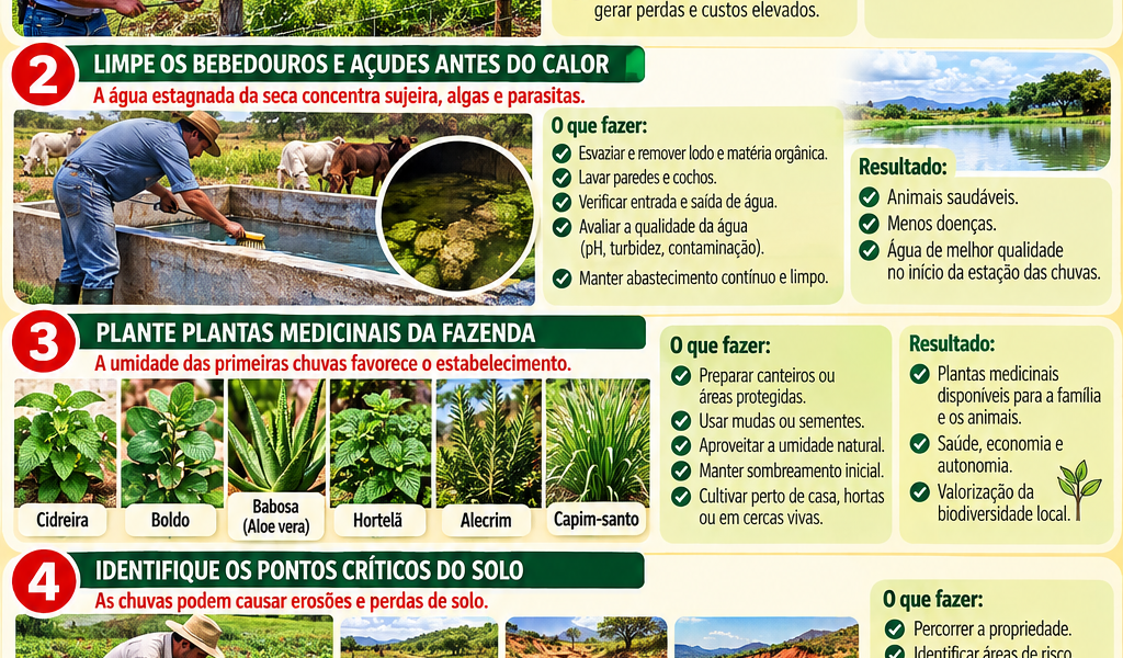 Chuvas – Primeiras Providências
