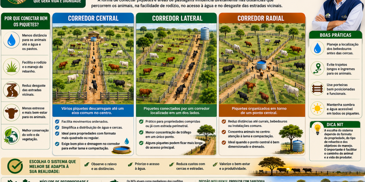 Conexão entre Piquetes – Organizar bem é Produtividade e Bem Estar Animal