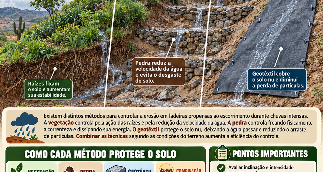 Erosão – Métodos para controle