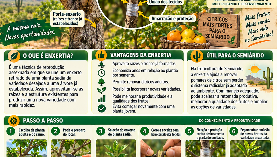 Fruticultura – Enxertia dos Cítricos