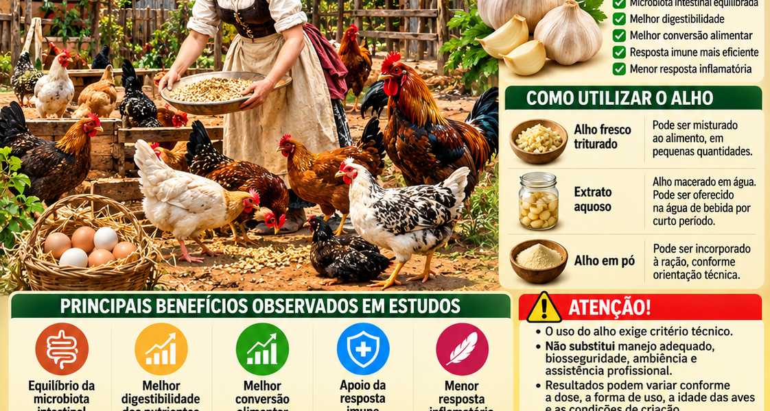 Galinhas Caipiras – Tratamento Natural