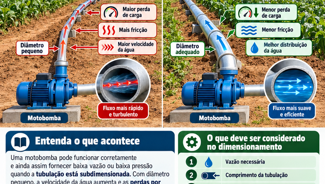 Irrigação – Motobombas