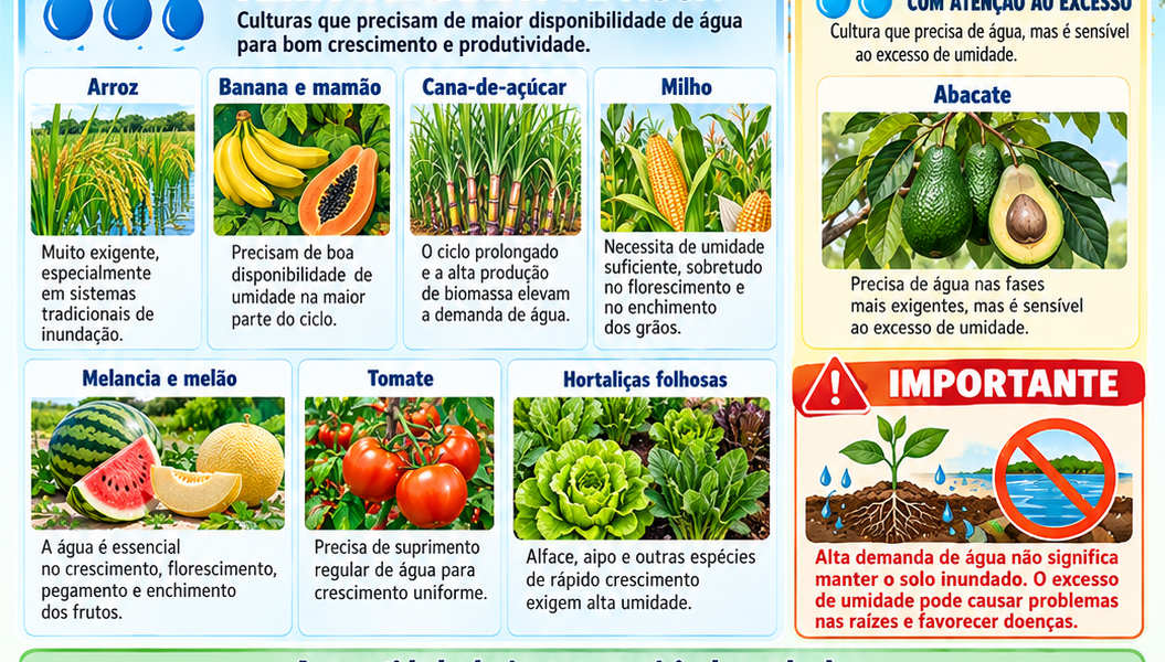 Irrigação – Necessidades de Água das Culturas