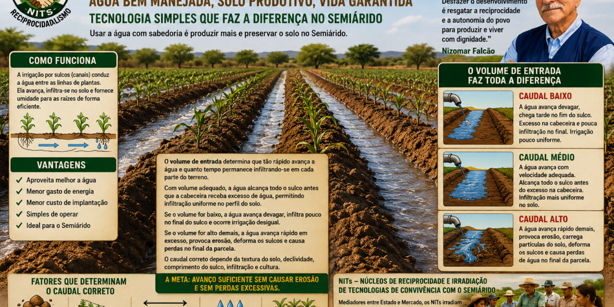 Irrigação por Sulcos
