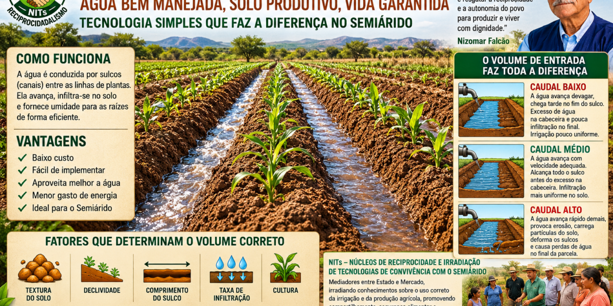 Irrigação por Sulcos