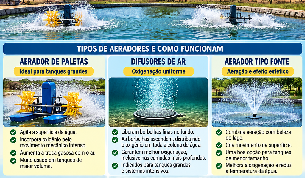 Piscicultura – Níveis de Oxigênio nos Tanques