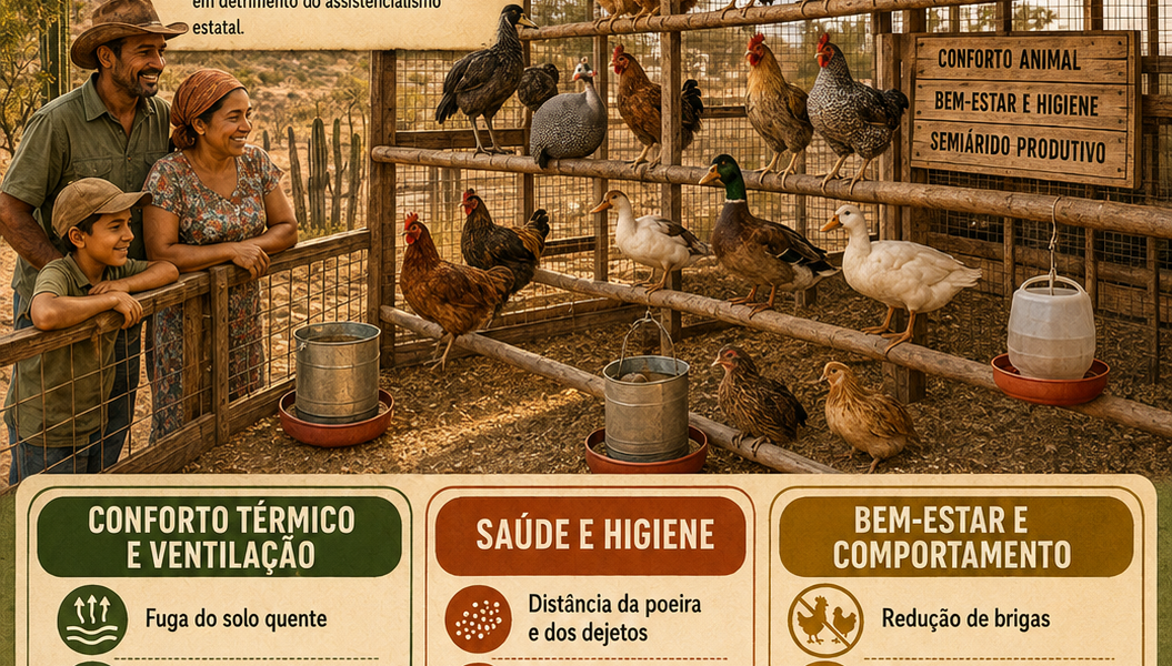 Poleiros de Aves – Reciprocidalismo, Conforto Animal e Convivência com o Semiárido