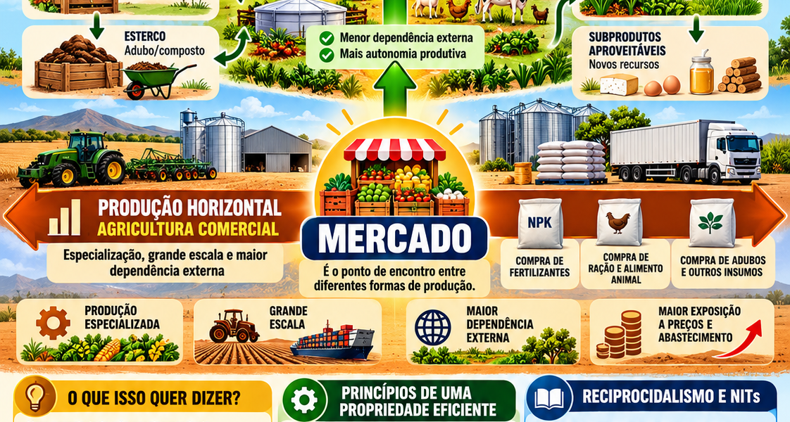 Produção Horizontal vs Produção Vertical