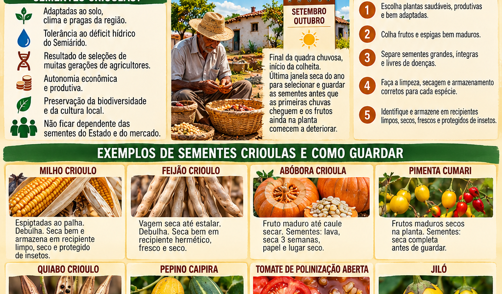 Sementes Crioulas – Sementes Ecossistêmicas