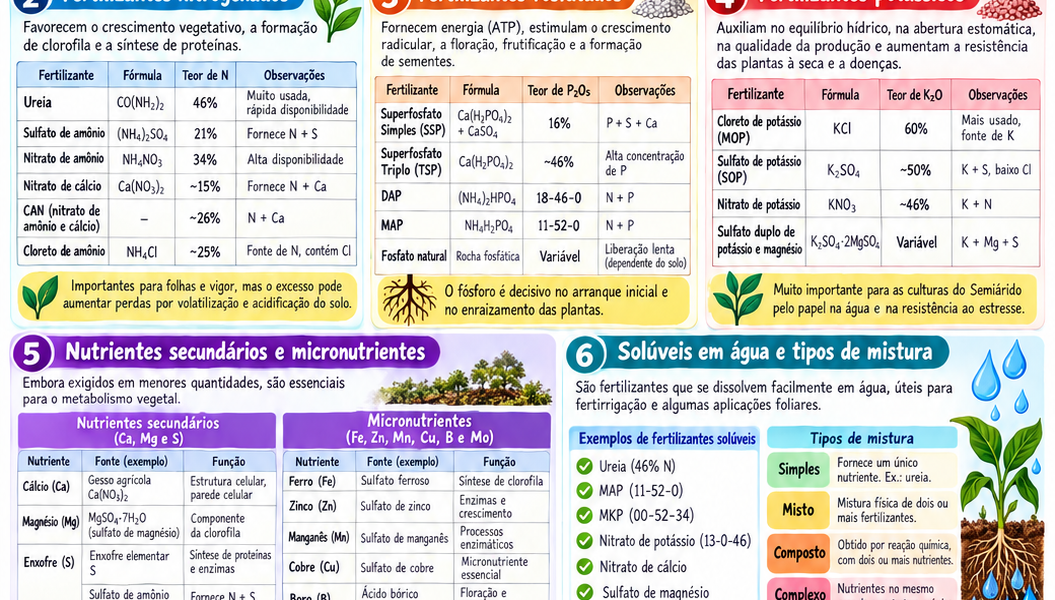 Solos – Fertilizantes Inorgânicos