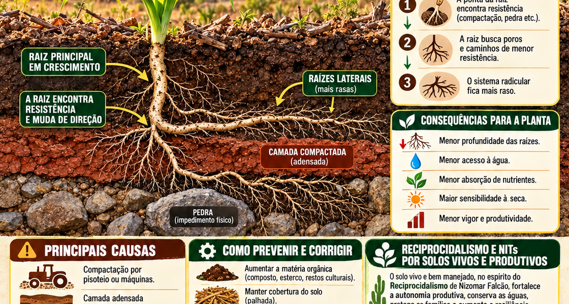Solos – Interferência no Crescimento das Raízes