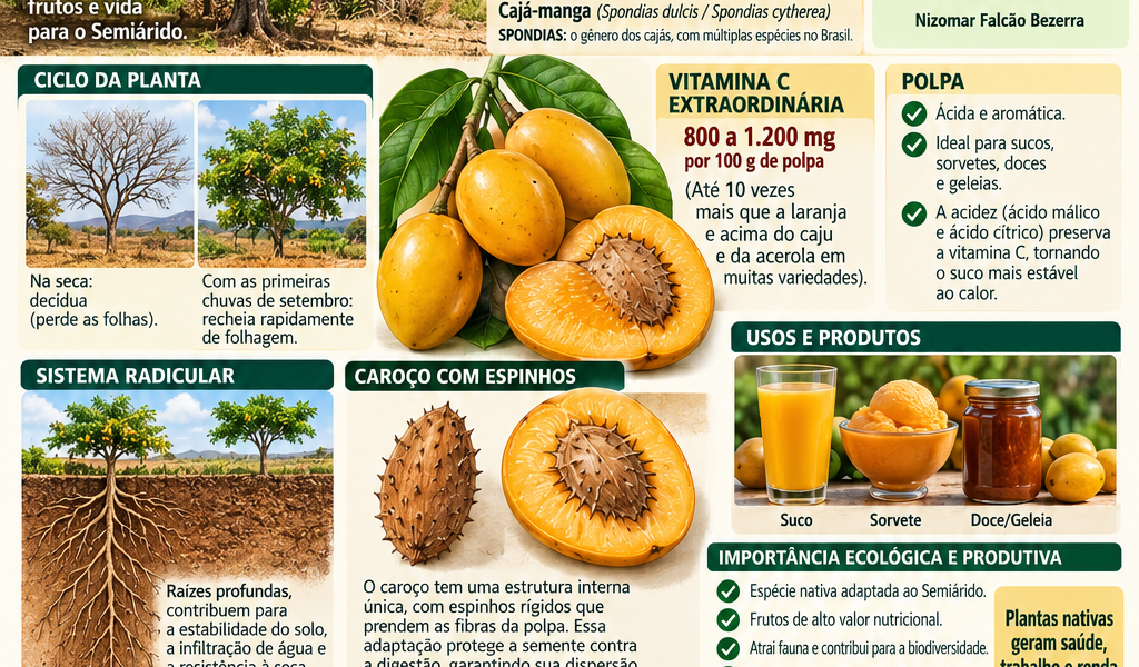 Spodias – Cajá – Manga