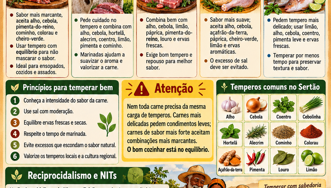 Temperos – Necessidade por Tipo de Carne