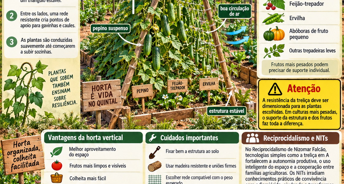 Treliça – Horta Vertical
